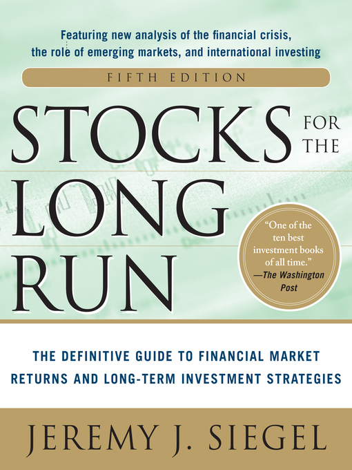 Cover image for Stocks for the Long Run 5/E